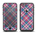 The Striped Vintage Pink & Blue Plaid Apple iPhone 6/6s LifeProof Fre Case Skin Set