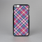 The Striped Vintage Pink & Blue Plaid Skin-Sert for the Apple iPhone 6 Plus Skin-Sert Case