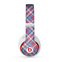 The Striped Vintage Pink & Blue Plaid Skin for the Beats by Dre Studio (2013+ Version) Headphones