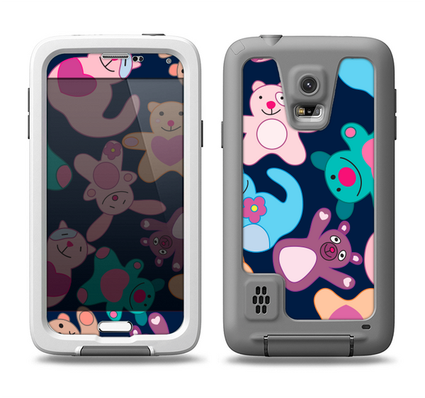 The Stuffed Vector Color-Bears Samsung Galaxy S5 LifeProof Fre Case Skin Set