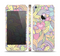 The Subtle Abstract Flower Pattern Skin Set for the Apple iPhone 5s