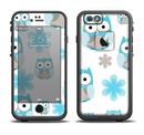 The Subtle Blue Cartoon Owls Apple iPhone 6/6s LifeProof Fre Case Skin Set