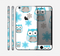 The Subtle Blue Cartoon Owls Skin for the Apple iPhone 6 Plus