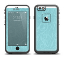 The Subtle Blue Floral Laced Apple iPhone 6/6s LifeProof Fre Case Skin Set