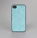 The Subtle Blue Floral Laced Skin-Sert for the Apple iPhone 4-4s Skin-Sert Case