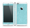 The Subtle Blue Floral Laced Skin Set for the Apple iPhone 5