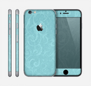 The Subtle Blue Floral Laced Skin for the Apple iPhone 6