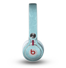 The Subtle Blue Floral Laced Skin for the Beats by Dre Mixr Headphones