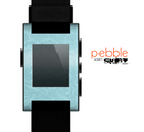 The Subtle Blue Floral Laced Skin for the Pebble SmartWatch