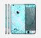 The Subtle Blue & Pink Grunge Floral Skin for the Apple iPhone 6 Plus