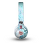 The Subtle Blue & Pink Grunge Floral Skin for the Beats by Dre Mixr Headphones