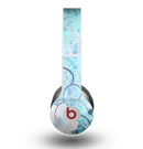 The Subtle Blue & Pink Grunge Floral Skin for the Beats by Dre Original Solo-Solo HD Headphones