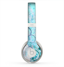 The Subtle Blue & Pink Grunge Floral Skin for the Beats by Dre Solo 2 Headphones