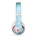 The Subtle Blue & Pink Grunge Floral Skin for the Beats by Dre Studio (2013+ Version) Headphones