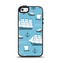 The Subtle Blue Ships and Anchors Apple iPhone 5-5s Otterbox Symmetry Case Skin Set
