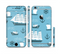 The Subtle Blue Ships and Anchors Sectioned Skin Series for the Apple iPhone 6