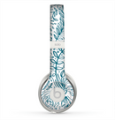 The Subtle Blue Sketched Lace Pattern V21 Skin for the Beats by Dre Solo 2 Headphones