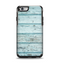 The Subtle Blue Vertical Aged Wood Apple iPhone 6 Otterbox Symmetry Case Skin Set