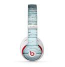 The Subtle Blue Vertical Aged Wood Skin for the Beats by Dre Studio (2013+ Version) Headphones