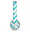 The Subtle Blue & White Chevron Pattern Skin for the Beats by Dre Solo 2 Headphones