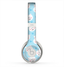The Subtle Blue & White Faced Cats Skin for the Beats by Dre Solo 2 Headphones