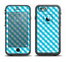 The Subtle Blue & White Plaid Apple iPhone 6/6s LifeProof Fre Case Skin Set
