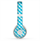 The Subtle Blue & White Plaid Skin for the Beats by Dre Solo 2 Headphones
