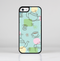 The Subtle Blue With Coffee Icon Sketches Skin-Sert for the Apple iPhone 5c Skin-Sert Case