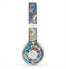The Subtle Blue & Yellow Paisley Pattern Skin for the Beats by Dre Solo 2 Headphones