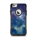 The Subtle Blue and Green Nebula Apple iPhone 6 Otterbox Commuter Case Skin Set