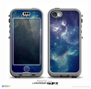 The Subtle Blue & White Faced Cats Skin for the iPhone 5c nüüd LifeProof Case