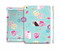The Subtle Blue with Pink Treats Full Body Skin Set for the Apple iPad Mini 3