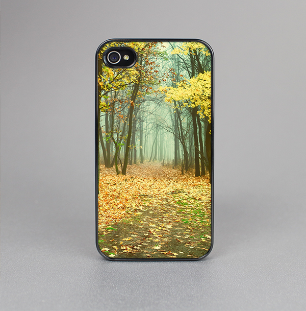 The Subtle Gold Autumn Forrest Skin-Sert for the Apple iPhone 4-4s Skin-Sert Case