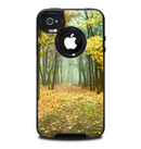 The Subtle Gold Autumn Forrest Skin for the iPhone 4-4s OtterBox Commuter Case