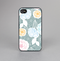 The Subtle Gray & White Floral Illustration Skin-Sert for the Apple iPhone 4-4s Skin-Sert Case