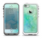 The Subtle Green & Blue Watercolor Apple iPhone 5-5s LifeProof Fre Case Skin Set