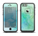 The Subtle Green & Blue Watercolor Apple iPhone 6/6s LifeProof Fre Case Skin Set