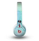 The Subtle Green & Blue Watercolor Skin for the Beats by Dre Mixr Headphones