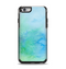 The Subtle Green & Blue Watercolor V2 Apple iPhone 6 Otterbox Symmetry Case Skin Set