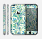 The Subtle Green Floral Vector Pattern Skin for the Apple iPhone 6