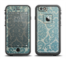 The Subtle Green Lace Pattern Apple iPhone 6/6s LifeProof Fre Case Skin Set
