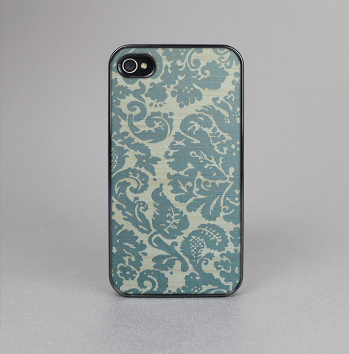 The Subtle Green Lace Pattern Skin-Sert for the Apple iPhone 4-4s Skin-Sert Case