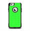 The Subtle Green Paw Prints Apple iPhone 6 Otterbox Commuter Case Skin Set