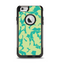 The Subtle Green Seamless Leaves Apple iPhone 6 Otterbox Commuter Case Skin Set