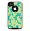 The Subtle Green Seamless Leaves Skin for the iPhone 4-4s OtterBox Commuter Case