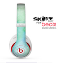 The Subtle Green & Blue Watercolor Skin for the Beats by Dre Studio Wireless Headphones