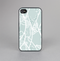 The Subtle Green and White Lace Design Skin-Sert for the Apple iPhone 4-4s Skin-Sert Case