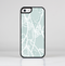 The Subtle Green and White Lace Design Skin-Sert for the Apple iPhone 5c Skin-Sert Case