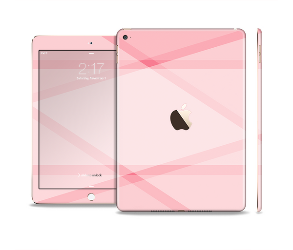 The Subtle Layered Pink Salmon Skin Set for the Apple iPad Pro