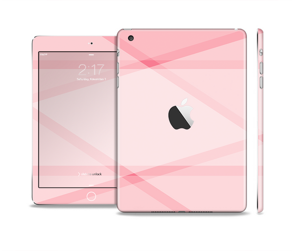 The Subtle Layered Pink Salmon Skin Set for the Apple iPad Mini 4